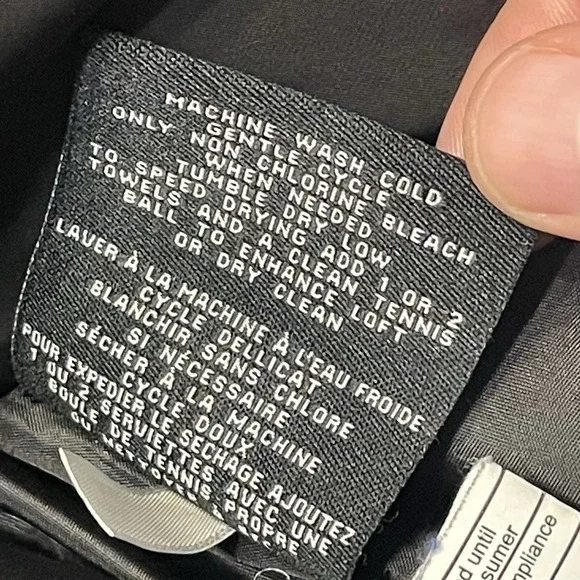 Women's COLE HAAN Signature Black Down 32" Long‎ Quilted Puffer Jacket Size XL - Picture 10 of 12